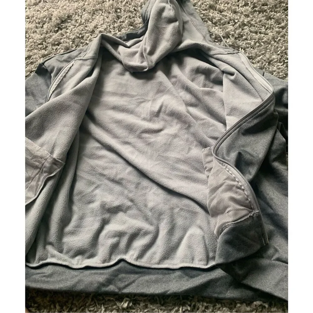 The North Face gray Horizon Performance Fleece lined Hoodie SWEATSHIRT MENS L
